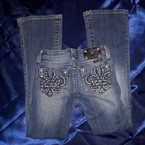 Girl Miss Me Boot Cut Jeans